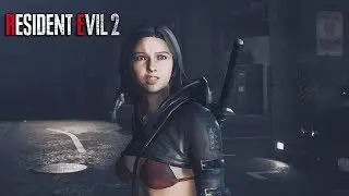 RESIDENT EVIL 2 REMAKE, NINJA CLAIRE! (RE2R PC MODS)