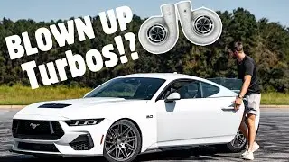 AIR COOLED TURBOS ON MY 2024 MUSTANG ARE GONNA BLOW UP