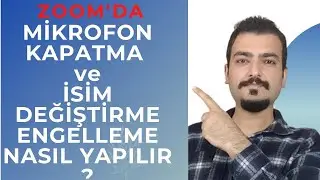 Zoom' da Öğrenci Sesi Nasıl Kapatılır ? / İsim değiştirme nasıl kapatılır ?