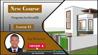 Lesson 15::Archicad 24 Full Project Course  Afsomali