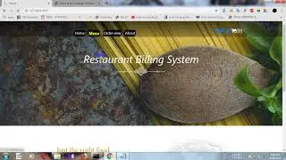 Restaurant Billing system