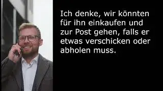 Немецкий язык | Диалоги | German | Dialogues | Hilfe für einen Nachbarn organisieren