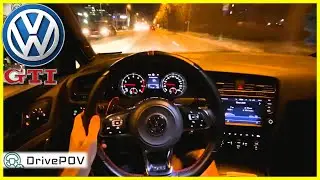 2014 STAGE 1 VW Golf MK7 GTI Performance Pack 2.0 TSI | 315HP-454NM | NIGHT CITY CRUISE | #DrivePOV