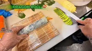 How to make Dragon sushi roll /Green dragon By Chef Yogi