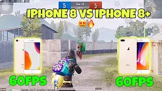 iPhone 8 vs iPhone 8 plus Pubg Test🔥/ iPhone 8 pubg test in 2024