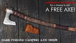 HOW IT'S MADE. Handmade Scandinavian Bearded Axe