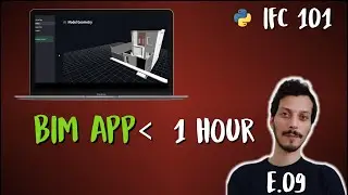 Create a  BIM application with python in under 60 minutes 🕐