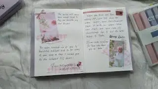 Kim Taehyung Journaling + rain 🌧 || 💕pink theme || kpop journaling
