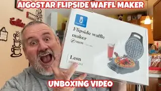 Aigostar Flipside Waffle Maker Unboxing