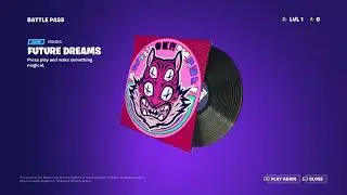 Fortnite Chapter 4 Season 2 Battle Pass Music Future Dreams MEGA 1 HOUR song Relaxing Study Sleeping