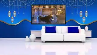 Islamic Virtual Studio Green Screen Video, Islamic TV Studio Set