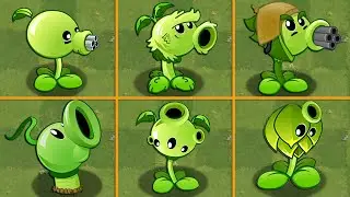 Plants Vs Zombies 2 | Every PEA Plants Power-Up! vs Deep Sea Gargantuar (PVZ2)