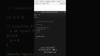 javascript interview | tricky javascript interview questions
