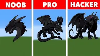 NOOB VS PRO VS HACKER 💠Ender Dragon💠 💥Minecraft Pixel Art💥