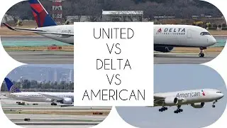 UNITED VS DELTA VS AMERICAN ( WHICH US AIRLINE IS THE BEST )