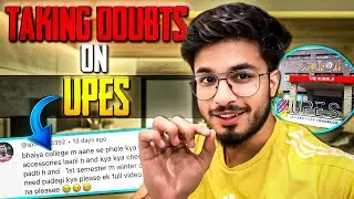 Taking doubts on UPES Dehradun 🏫| Ridey behl vlogs #youtuber #vlog #vlogger #collegelife #youtube