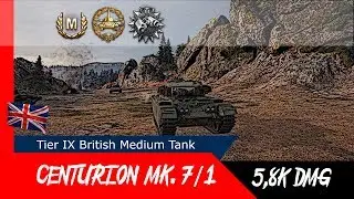 Centurion Mk. 7/1 - on colleagues you can always count - almost 6k dmg and 3k spot