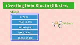 Creating Data Bins (Class() function) in Qlikview #Part 36