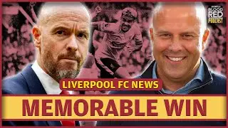 Liverpool THRASH Manchester United! Gravenberch steals the show! Salah huge contract update! LIVE