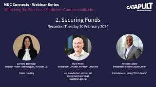 MDC Connects 2024 Webinar 2/5: Securing Funds