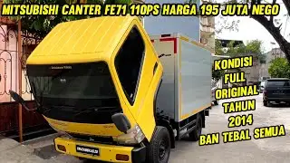 REVIEW TRUK SECOND MITSUBISHI CANTER FE71 110PS HARGA 195 JUTA NEGO