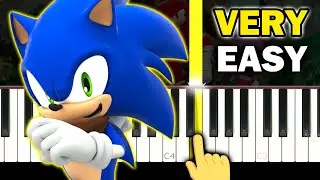 Sonic Dash 2 - Sonic Boom - VERY EASY Piano tutorial