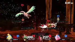 How on earth did I win this? (smash bros ultimate online match)