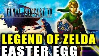 Final Fantasy 15 - Legend Of Zelda Easter Egg 