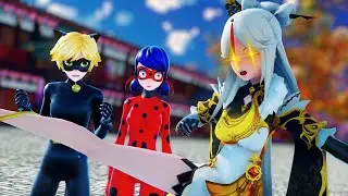 【MMD Miraculous】Ladybug in Genshin Impact (Parody)【60fps】