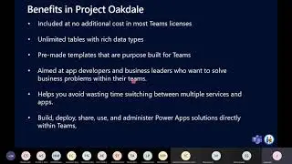 Project Oakdale – a new low code data platform for Microsoft Teams