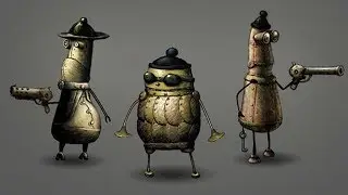 # 2 Adventure of a small robot in the world of robots in the game Mashinarium