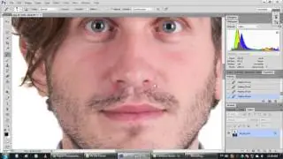 Beauty retouch passport picture