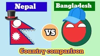Bangladesh 🇧🇩 Vs Nepal ll Country comparison ll 2023 #geography