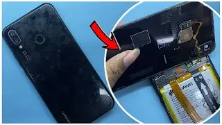 How To Remove Huawei P20 lite  Back Glass Battery Cover Rear Door  Safe way