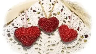 Вязание крючком с бисером Ирины Рудевич. Crochet with beads