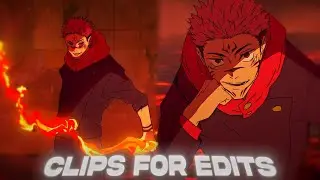 SUKUNA VS JOGO | SUKUNA RAW CLIPS FOR EDITING | Jujutsu Kaisen Season 2 Episode 16