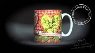 PERSONALISED PHOTO RETRO VALENTINES MUG