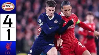 PSV Eindhoven vs Liverpool 4-1 – All Goals & Highlights | UEFA Champions League 2025/26