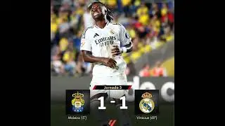 Las Palmas 1=1 Real Madrid/ Narración de Cadena Cope Ruben Martin/ LALIGA