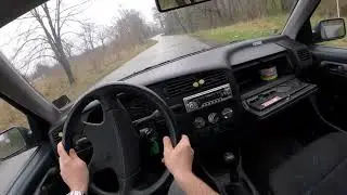 1994 Volkswagen Golf Mk3 Pink Floyd (1.8 75 HP)| POV Test Drive