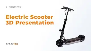 Electric Scooter 3D Presentation | Web3D | CyberFox Agency