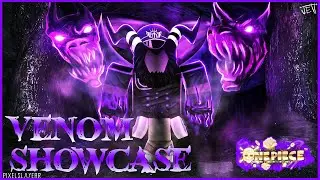 VENOM FRUIT SHOWCASE IN A ONE PIECE GAME (ROBLOX)