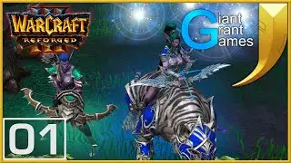 Warcraft 3 INSANE CO-OP ft. GiantGrantGames - Night Elves Part 1