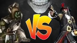 Heroes of Might and Magic III. Orc chieftain VS Sea Dog