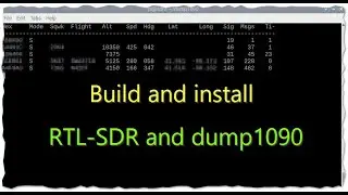 RTL-SDR/dump1090 build and install - Raspberry Pi