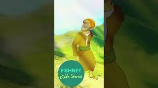 Noah Loved God YouTube Shorts #biblestories #genesis #kidsvideo #noah #fishnetbiblestories