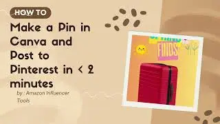 HOW TO make a pin in Canva and post to Pinterest using OINK in less than 2 minutes!