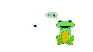 Frog and Fly | 2D animation #2danimation #2dcartoonanimation