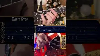 Red Hot Chili Peppers - Can't Stop | guitar turorial