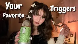 ASMR | Your Favorite ASMR Triggers (Fast + Aggressive Mouth Sounds, Swirling, Shiveries)
